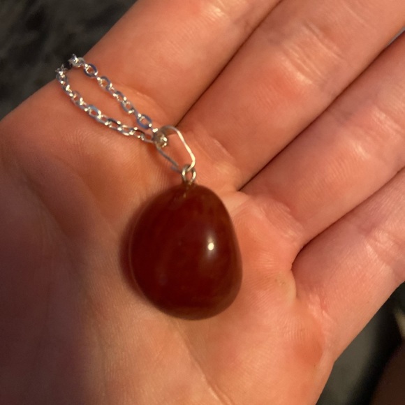 Carnelian necklace and pendent!! - Picture 2 of 2